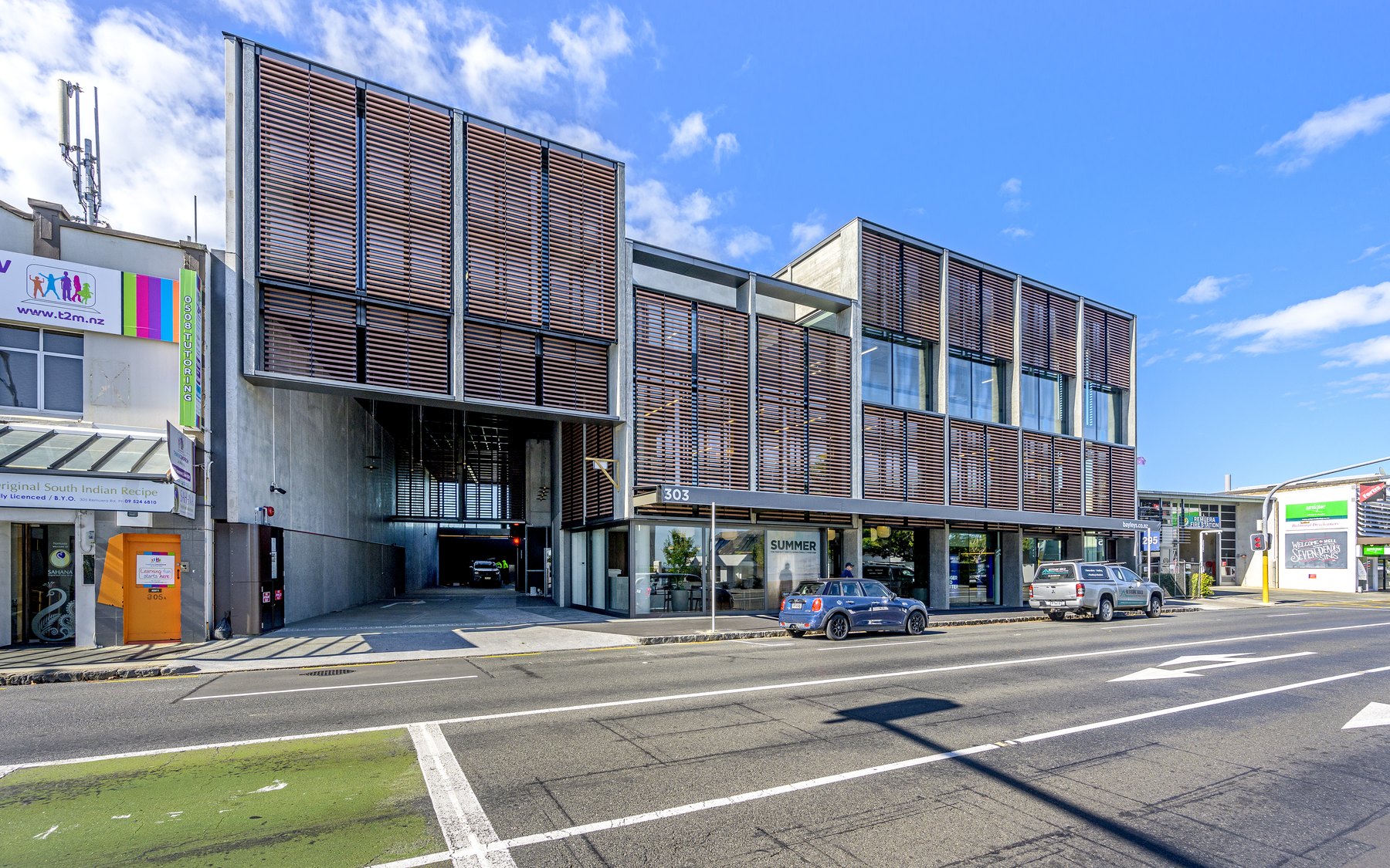 Commercial building on Remuera Road