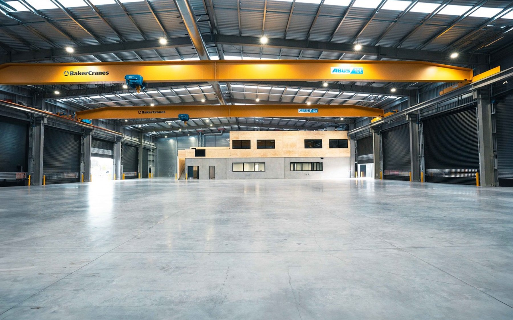 Large industrial facility interior